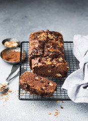 - delicious healthy pie / bread / cake. The most delicious breakfast