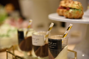 Homemade cheesecake with fresh berries and mint for dessert - healthy organic summer dessert pie cheesecake. Cheese cake.Afternoon tea