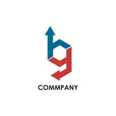 Logo bg Design Simple
