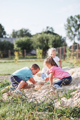 Children playing in sandbox