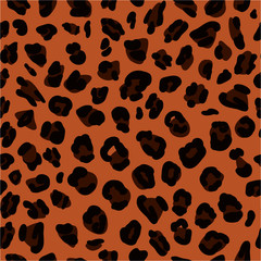 Fototapeta na wymiar Leopard print pattern vector