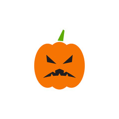 Jack lantern graphic design template vector isolated