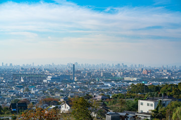 Fototapeta na wymiar City Landscape in Osaka