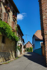 the old town of Husseren les chateaux