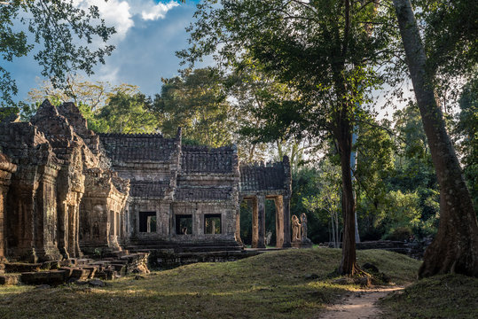 East entrance of Preah Khan temple in Siem Reap, Cambodia