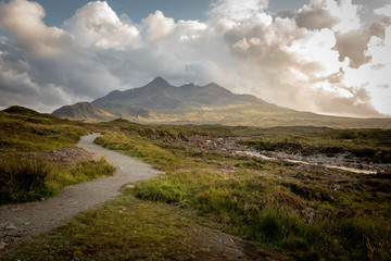 Fototapeta na wymiar Mountain in Scotland.