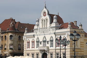 Fototapeta premium old buildings Union Sqaure Timisoara Romania
