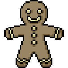 Fototapeta premium vector pixel art cookie