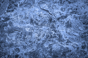 RELIEF TEXTURE OF ROCKS WEARED BY THE SEA