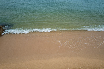 Fototapeta na wymiar 香港の島の砂浜