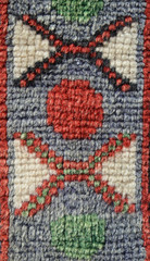 knitted fabric detail with pattern on the background