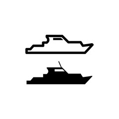 ship icon vector design template