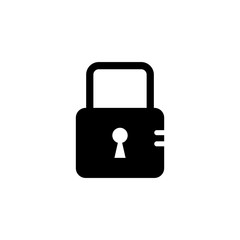 padlock icon vector design template