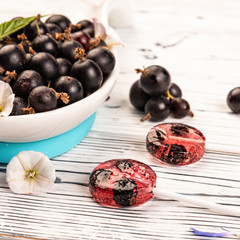 .Lollipops made from natural fruits and berries. Healthy food and vegetarian food concepts