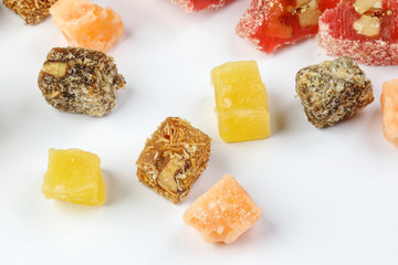 Turkish Delight sweet desert colorful verity