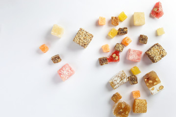 Turkish Delight sweet desert colorful verity