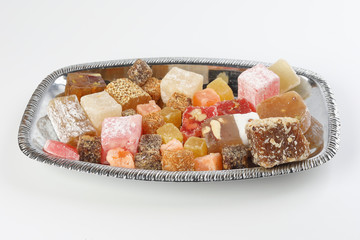 Turkish Delight sweet desert colorful verity