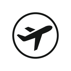 airplane icon symbol vector illustration