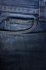 fond poche de jean bleu