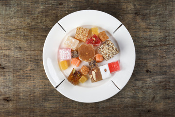 Turkish Delight sweet desert colorful verity
