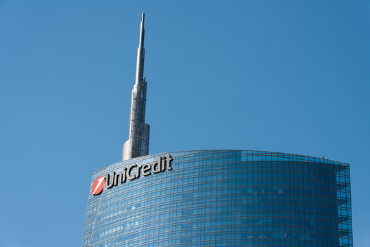 MILAN, ITALY - MAY 31, 2019: UniCredit Building In Porta Nuova Or New Door, The Main Business District In Milan