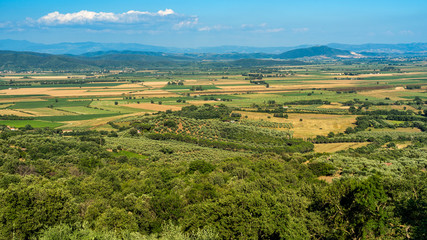 Summer landscape in Maremma, Tuscany