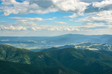Picturesque Low Tatras mountains in Slovakia