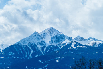 Fototapeta na wymiar Alpengipfel Innsbruck