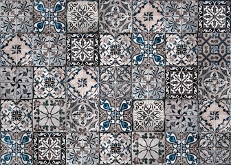 Background of vintage ceramic tiles
