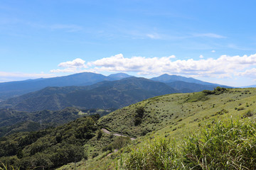 Obraz premium 大野山山頂からの風景（神奈川県山北町）,The view from Oonoyama(Yamakita Town,Kanagawa Pref,Japan)