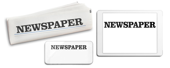 Zeitung auf Papier und online als ePaper