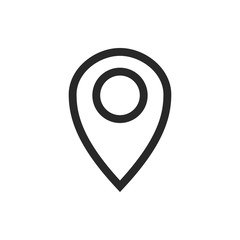 Pin Location Mark Sign Icon Vector Illustration