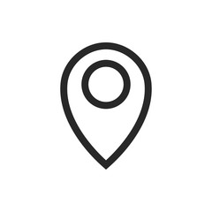 Pin Location Mark Sign Icon Vector Illustration