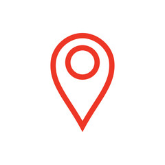 Pin Location Mark Sign Icon Vector Illustration