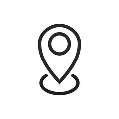 Pin Location Mark Sign Icon Vector Illustration