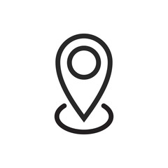 Pin Location Mark Sign Icon Vector Illustration
