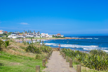 Obraz premium Playa brava beach located in the coasline of Uruguay.