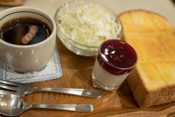 純喫茶のトーストセット