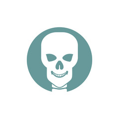 Human bone orthopedic Logo Concept Vector. Bone x-ray image of human joints. Anatomy skeleton flat design Template illustration. Icon Symbol