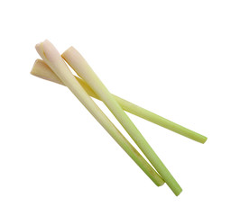Lemongrass isolated on white background