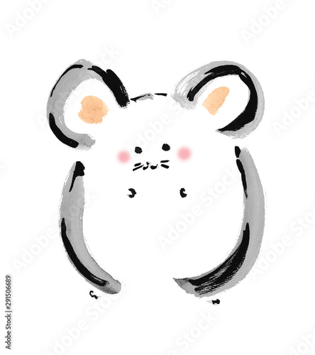 ネズミ,ねずみ,子,鼠,干支,鼠イラスト,イラスト
