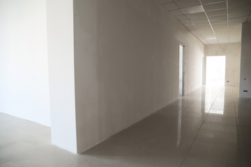 View of spacious hall in office