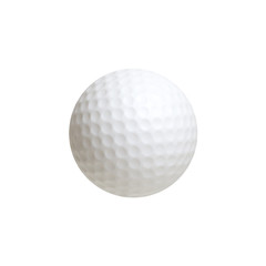 Golf ball isolated on white