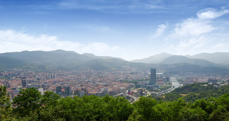 View of city Bilbao