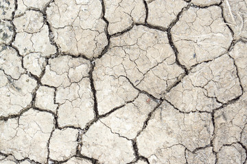 Crack soil on dry season, Global warming / cracked dried mud / Dry cracked earth background / The cracked ground, Ground in drought, Soil texture and dry mud, Dry land.