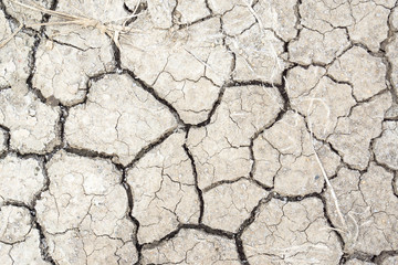 Crack soil on dry season, Global warming / cracked dried mud / Dry cracked earth background / The cracked ground, Ground in drought, Soil texture and dry mud, Dry land.
