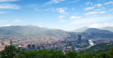 View of city Bilbao