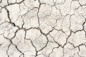Crack soil on dry season, Global warming / cracked dried mud / Dry cracked earth background / The cracked ground, Ground in drought, Soil texture and dry mud, Dry land.