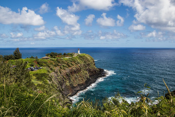 A view of the Kilauea Lighthouse in Kauai