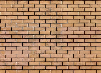 Brown color brick wall texture, background